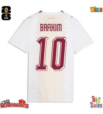Morocco Brahim Diaz #10 Replica Away Stadium Shirt for Women World Cup 2026 Short Sleeve